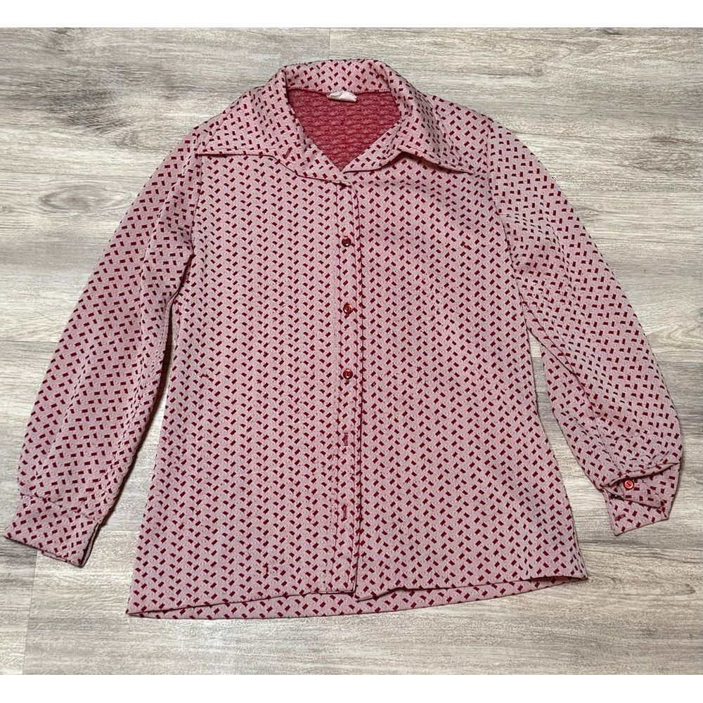 Vintage Jane Colby size medium‎ women's button down kind sleeve